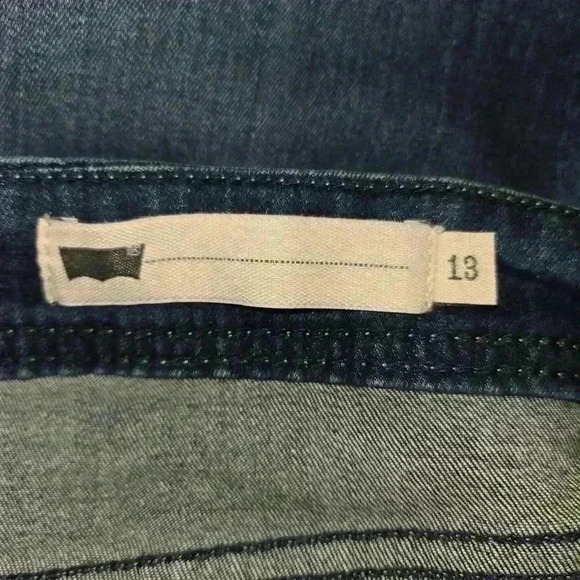 Levi Womens Slim Fit Stretch Overalls Medium Blue Wash Size 13 - Picture 10 of 12